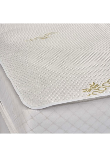 Linens Bambu S.Geçirmez 180X200 CM Yatak Alezi Beyaz
