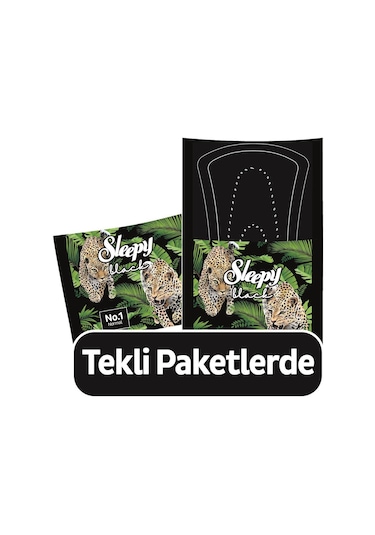 21 Al 19 Öde Sleepy 40'lı Black Normal Günlük Ped, Rosıe Hediye