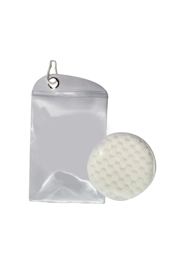 Suntek Kum Temizleme Torbası Fırçası Cilt Dostu Plaj Beyaz Beyaz