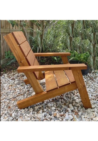Ahşap Bahçe Teras Dinlenme Koltuğu 2092 Kahverengi