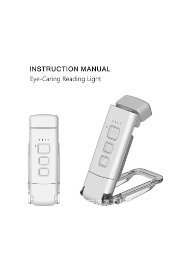 Mufunye Yeni Okuma Kitabı Klipsli Lamba Gece Lambası Usb Şarj Taşınabilir Klipsli Lamba Masa Lambası Göz Koruması Mini Led Kart Kitap Lambası Sütlü Diğer