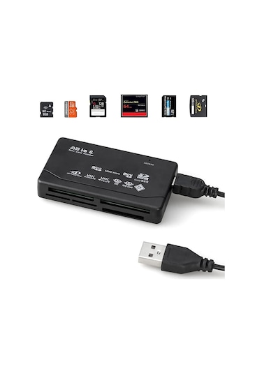 6in1 Kart Okuyucu - Sd - Micro Sd - Tf - Cf - Xd - Ms Pro - Mx Ç