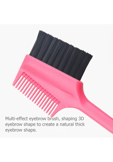 Samdoo Pembe Göz Kaş Fırçası - 3d Şekillendirici, Saç Kenarı Ve Yanak Kenarı Dekorasyonu, Nilon Uçlu, Tam Make-up Düzenleyici