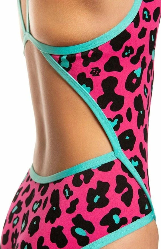 Mad Wave Kız Çocuk Mayosu Antichlor Daria Pembe