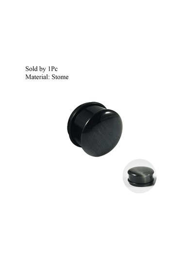 Dreamlee Kalp Şekilli Çift Flared Taşlı Kulak Tüneli Genişletici Pirsing Takısı İmitasyon Rodyumlu Chına Multı