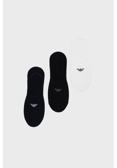 Emporio Armani Erkek Çorap Em000548 Af14446 M0091 Mavi-siyah-beyaz Mavi-siyah-beyaz