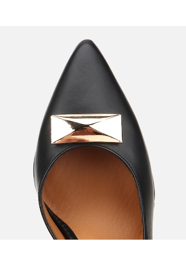 Hotiç Kadın Deri Siyah Tokalı Stiletto 01ayh304210a100 Siyah
