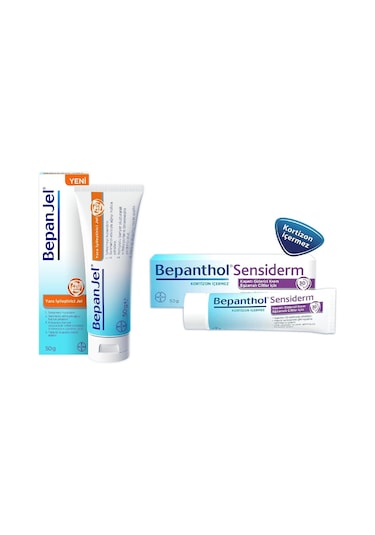 Bepanthol Sensiderm Krem 50 gr + Bepanjel Yara İyileştirici Jel 50 gr