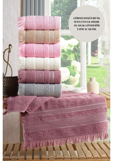 Sandy 3'lü 50x90 Cm El&yüz Havlu Seti Renkli