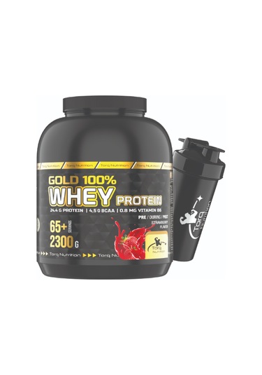 Torq Nutrition Gold Whey Protein Çilek Aromalı 2300 gr