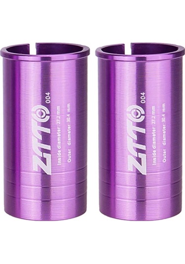 Sones 27,2-30,4 Mm 004 2 Adet Ztto Bisiklet Sele Borusu Dönüşüm Manşonu Redüktör Kapağı Mor