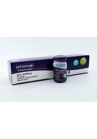 Prof Saracoglu Pro Antioxy Propolis Aronya Ekşi Karadut Shut 5 Meyve Suyu 60 ML