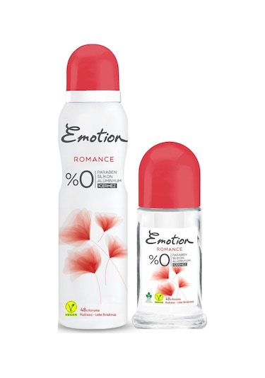 Emotion Romance Kadın Deodorant 150 ML + Roll-On 50 ML