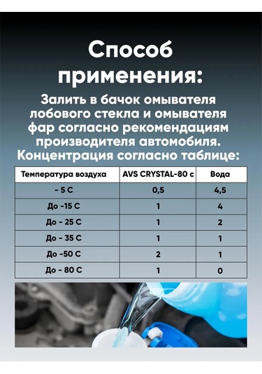 Avs Donmaz Sıvı -80 C, Cam Silecek Sıvısı 1 Litre 170645217