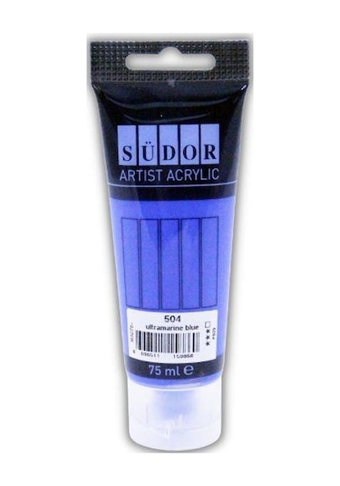 Akrilik Boya 75 Ml Renk Seçenekli 1 Adet Monalisa 75 Ml Akrilik Boya Tüp 1 Adet Ultramarine Blue
