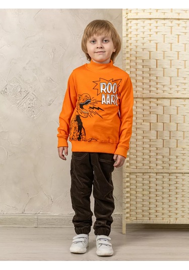 M-bimbo İç Kısmı Yumuşak Çocuk Kazak 178003634 Turuncu