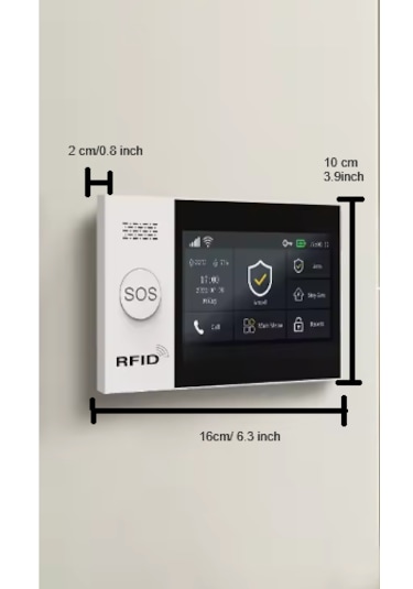 Obiem Tuya Akıllı Ev Güvenlik Alarm Sistemleri Kolay Kurulum Sim Kart/google Asistan/alexa/uzak Bağlantı