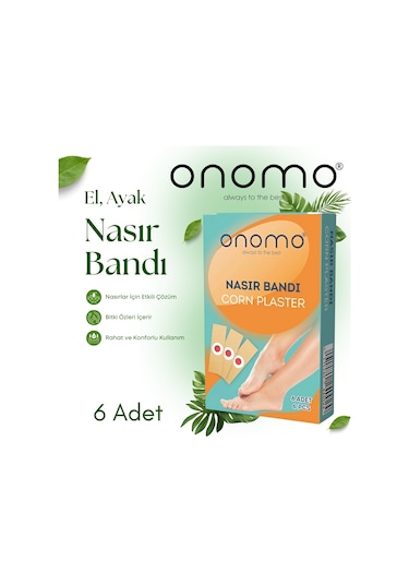 Onomo Nasır Bandı Nasır Yakısı 6 Adet