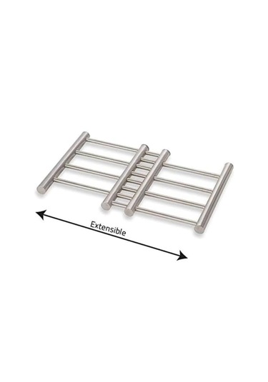 Açılabilir Büyük Nihale Metal Paslanmaz Çelik Ayarlanabilir Gri