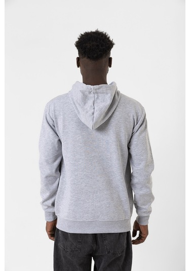 Ozark Marty Byrde's Logo Grimelanj Erkek Kapşonlu 3ip Sweatshirt Gri