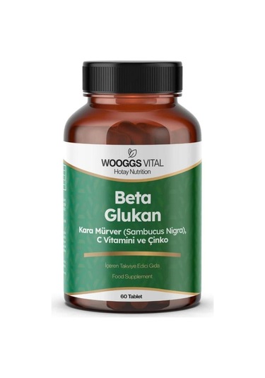 Wooggs Vıtal Beta Glukan, Kara Mürver, C Vitamini Ve Çinko İteg 60 Tablet