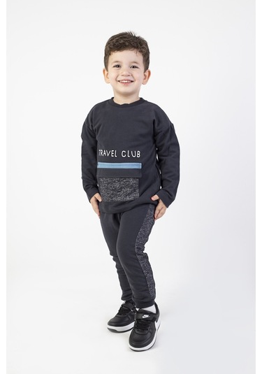 Erkek Çocuk Travel Club Baskılı Eşofman Takımı 001