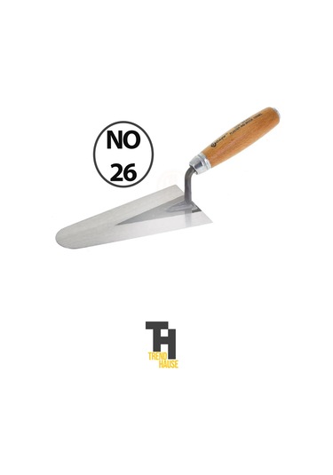 Duyar Sıva Malası Ahşap Saplı Paslanmaz Çelik No 26