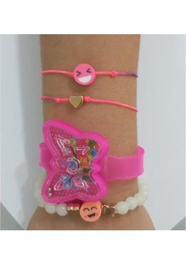 Çocuk Bileklik Set Açık Gri