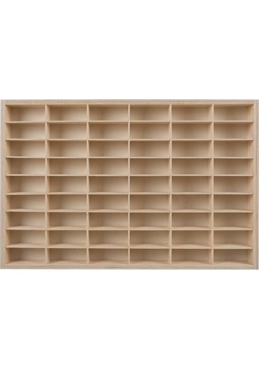 Model Arabalar/koleksiyon Eşyaları İçin Depolama Rafı - Küçük 54 Bölmeli Raf