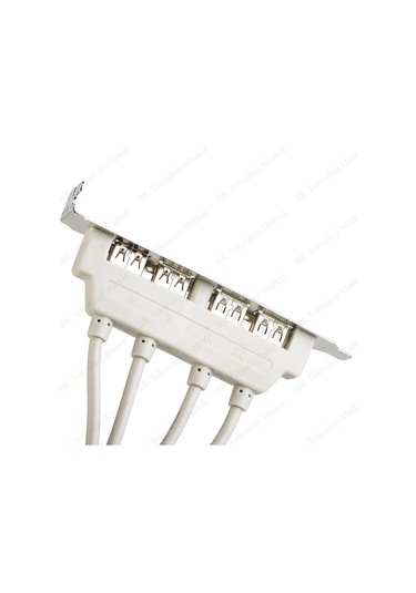 PC Anakart 9 Pin Header 4 Port USB 2.0 Dişi Kablo