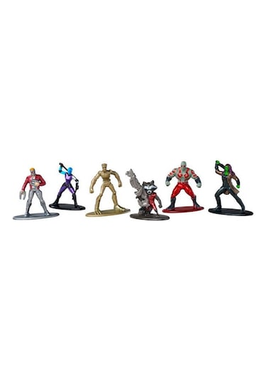 Jada Nano Metalfigs Marvel Guardians Of The Galaxy Diorama 6 Lı Metal Figür Seti 4 Cm 35013