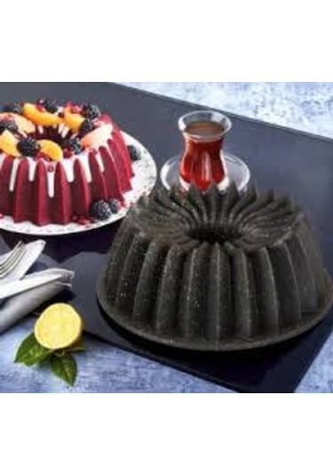 Döküm Granit 26 Cm Siyah Yıldız Kek Kalıbı