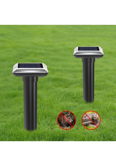 Cbtx SJZ038 Dış Mekan Su Geçirmez Güneş Enerjili Ultrasonik Ultrasonik Hayvan Kovucu Turuncu