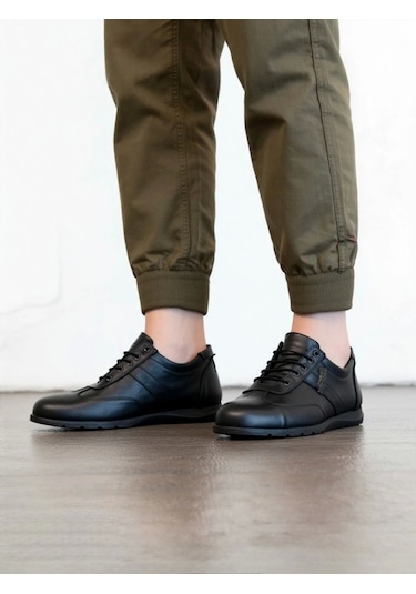 Erkek Deri Kaymaz Tabanli Is Guvenligi Ayakkabisi Yeni Yasa Ayakkabısı Taban Ayakkabı Siyah