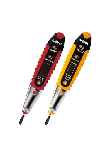 Red-aneng Vd700 Led Dijital Ekran Test Kalemi 12-250 V Doğru Akım Ac Akım Sıfır Hat Faz Hattı Kesme Noktası Ölçüm El Feneri