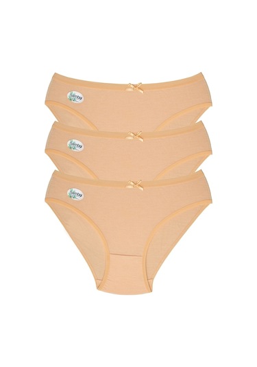 Dondeza 3'Lü Bambu Kadın  Deza Ten Kadın Külot Ten Rengi