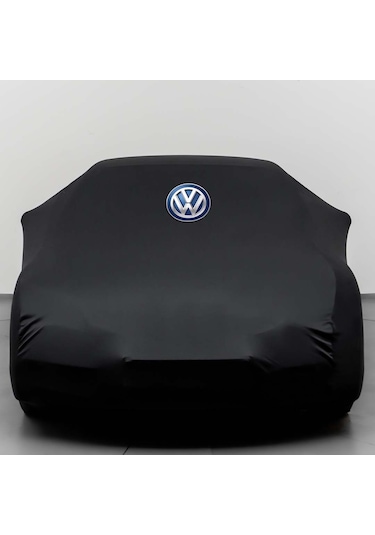 VOLKSWAGEN POLO 3 SW 6N/6KV (1994-2000) Kumaş Logolu Oto Branda - Penye Örtü SİYAH