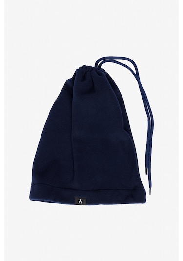 AC&Co / Altınyıldız Classics Erkek Lacivert Polar Bere Boyunluk Eldiven Set