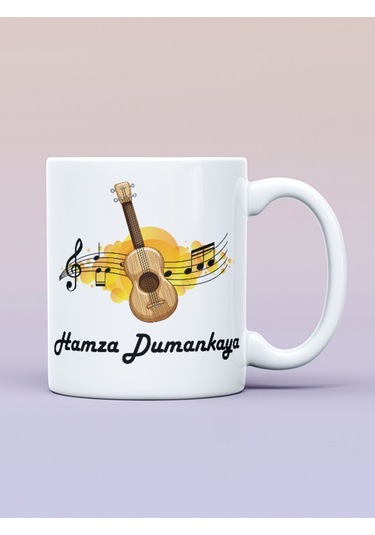 Kupa Bardak Müzik Temalı Baskılı Mug