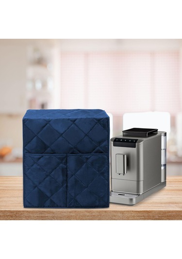 Homyl Kahve Yapma Makinesi Kapağı Yıkanabilir Su Geçirmez Koyu Mavi