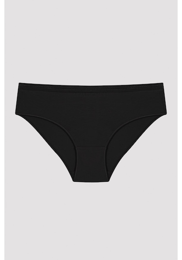 Penti Easy Pamuklu Trim Siyah Hipster Külot