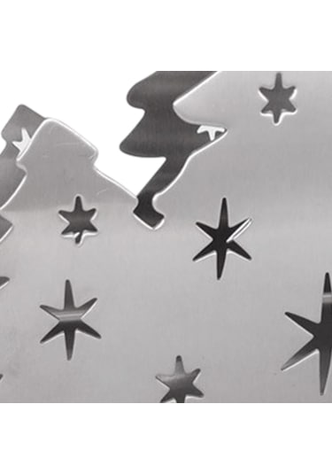 Homyl Mutfak Restoran Otel Için Yılbaşı Peçete Tutucu Gümüş