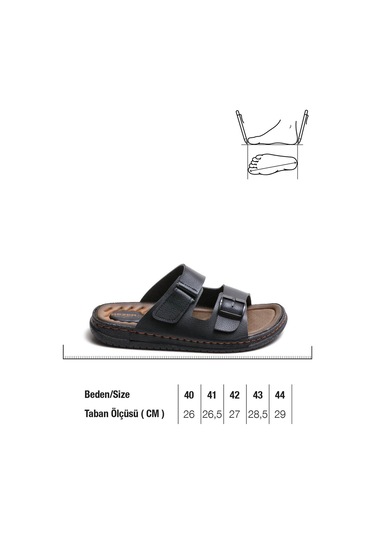 Gezer 11663 Anatomik Rahat Taban Ayarlanabilir Erkek Terliği 001