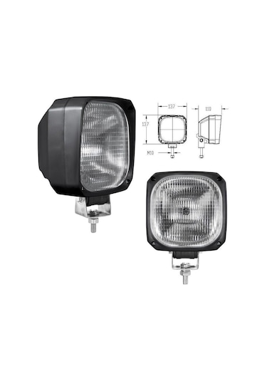 Cat İş Makinası Çalışma Lambası Oval Köşeli - 1068964