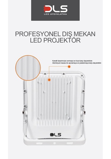 300w Bm300 Projektör Dls Park Bahçe Site Çevre Bina Tabela Dış Mekan Led Lamba