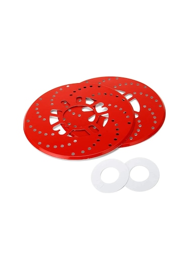 Kampana Sacı Disk Fırfırı Kırmızı 2 Adet