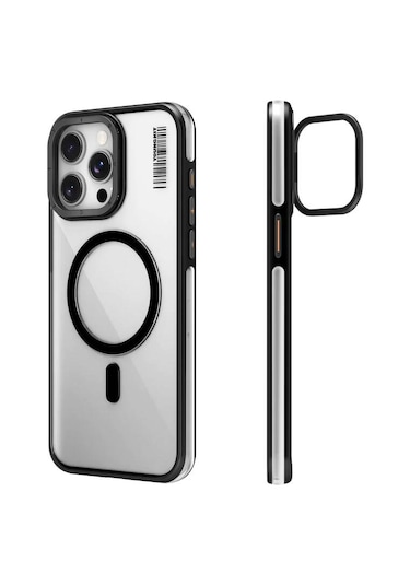 İphone 14 Pro Uyumlu Kılıf Magsafe Şarj Özellikli Youngkit Crystal Grid