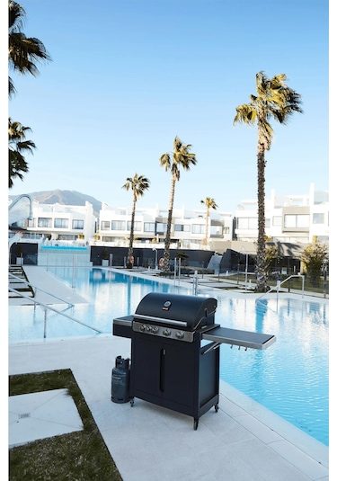 Barbecook Stella 4311 Gazlı Mangal 50mbar Siyah