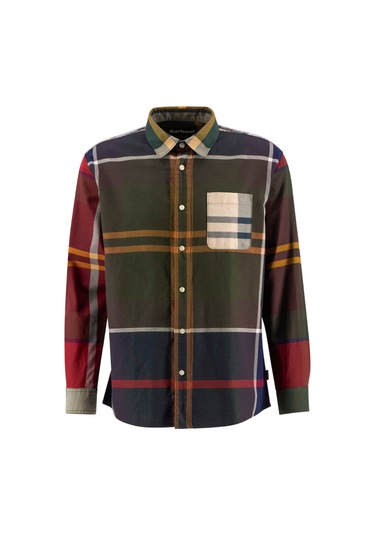 Barbour Patchwork Os Tartan Gömlek Mı73 Tartan Mix Bej