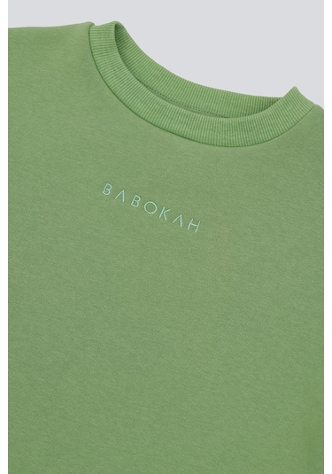 Kids Boy Nakiışlı Sweatshirt Yeşi̇l